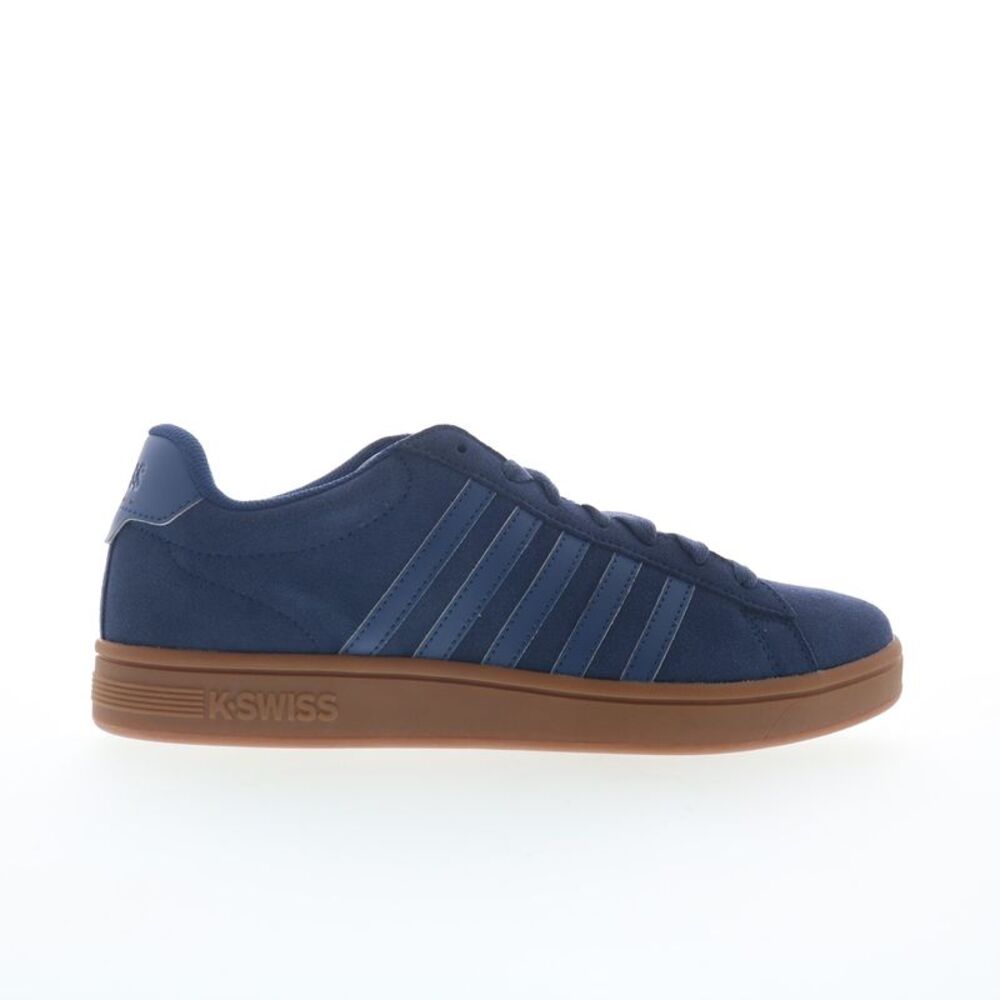 K-Swiss Mens Court Tiebrk II Suede Blue Shoes (NWT)